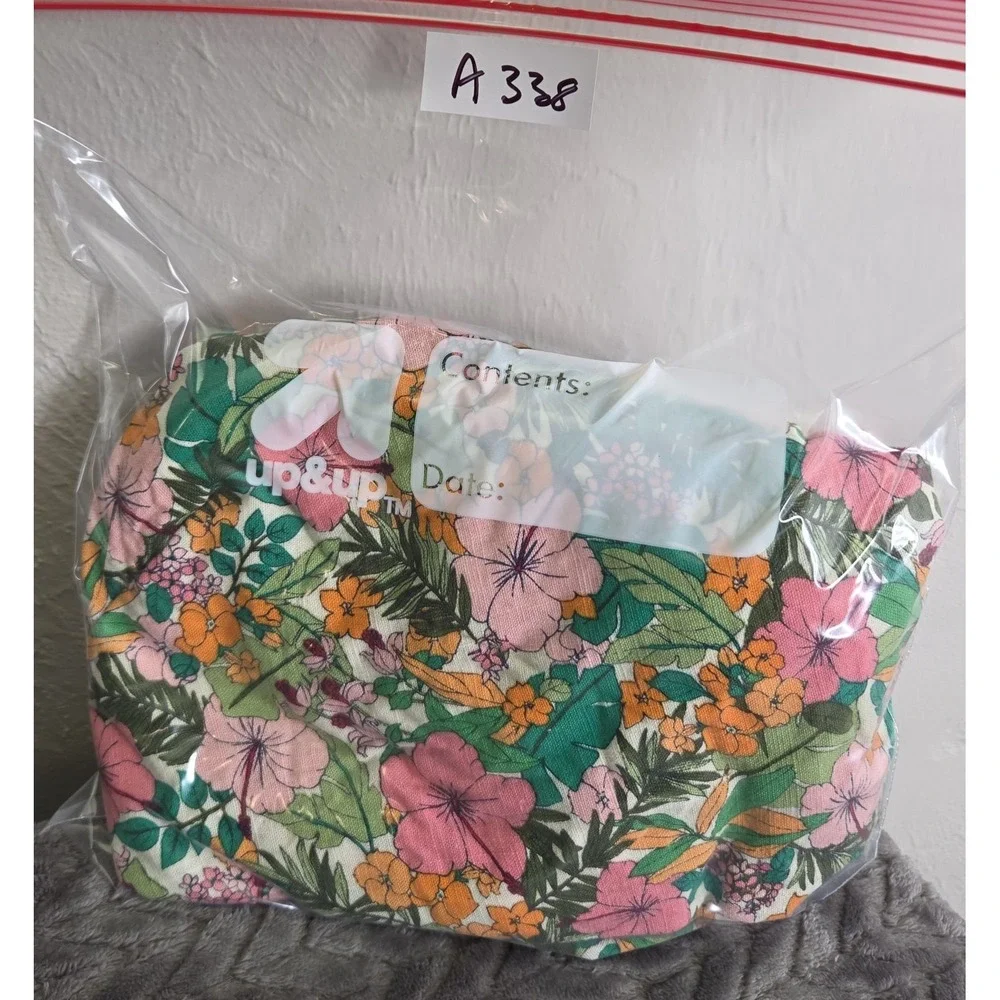 *NEW w/Tags Copper Key Girl's Size XL Sleeveless Dress Floral Tropical Ruffle